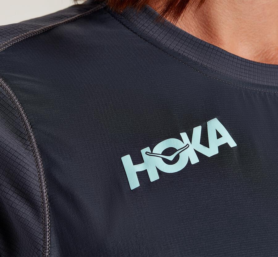 Hoka One One Top Kadın Mavi - Wind - JY3962745